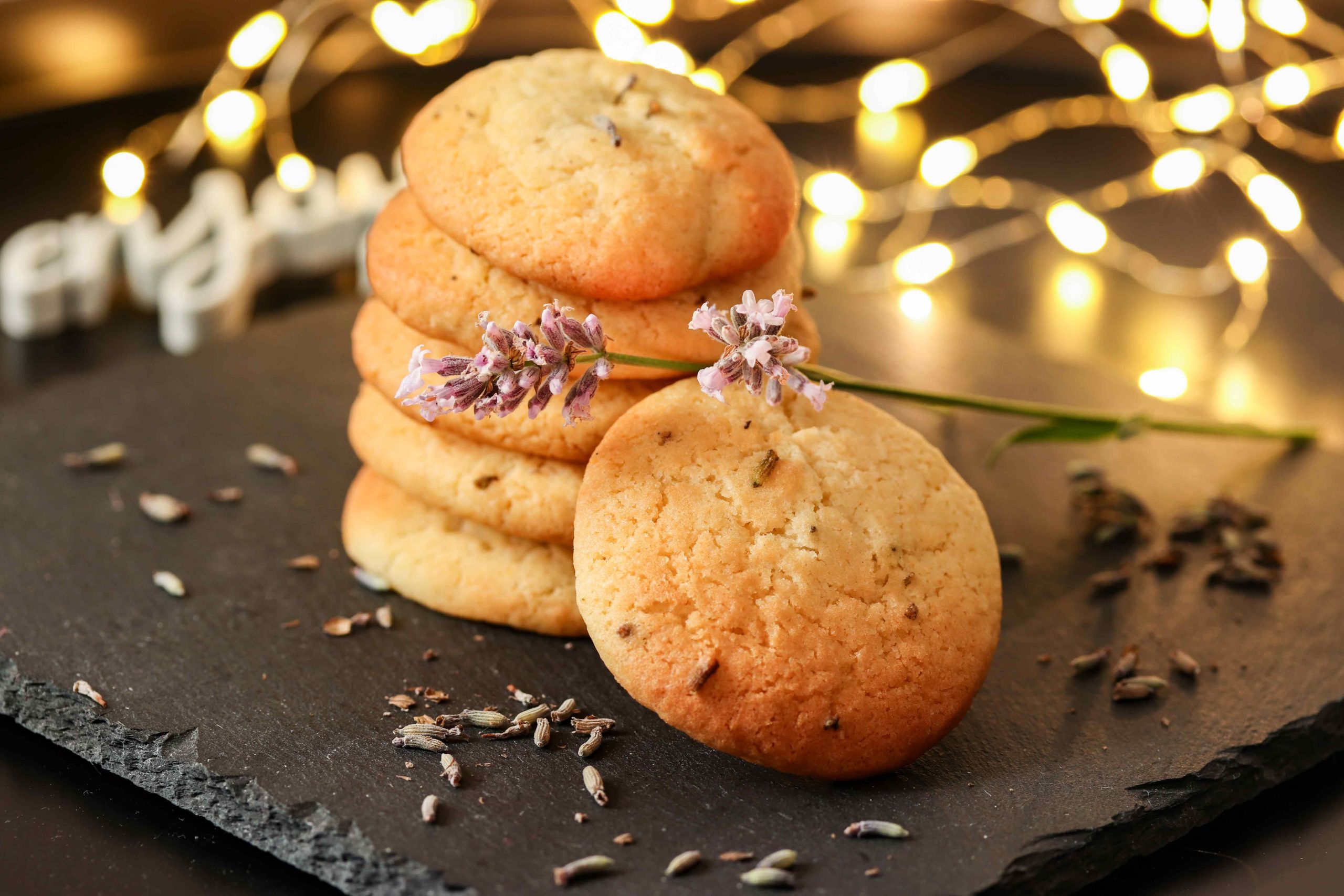 Lavendel Kekse • aromatisches Rezept • Kekswunder