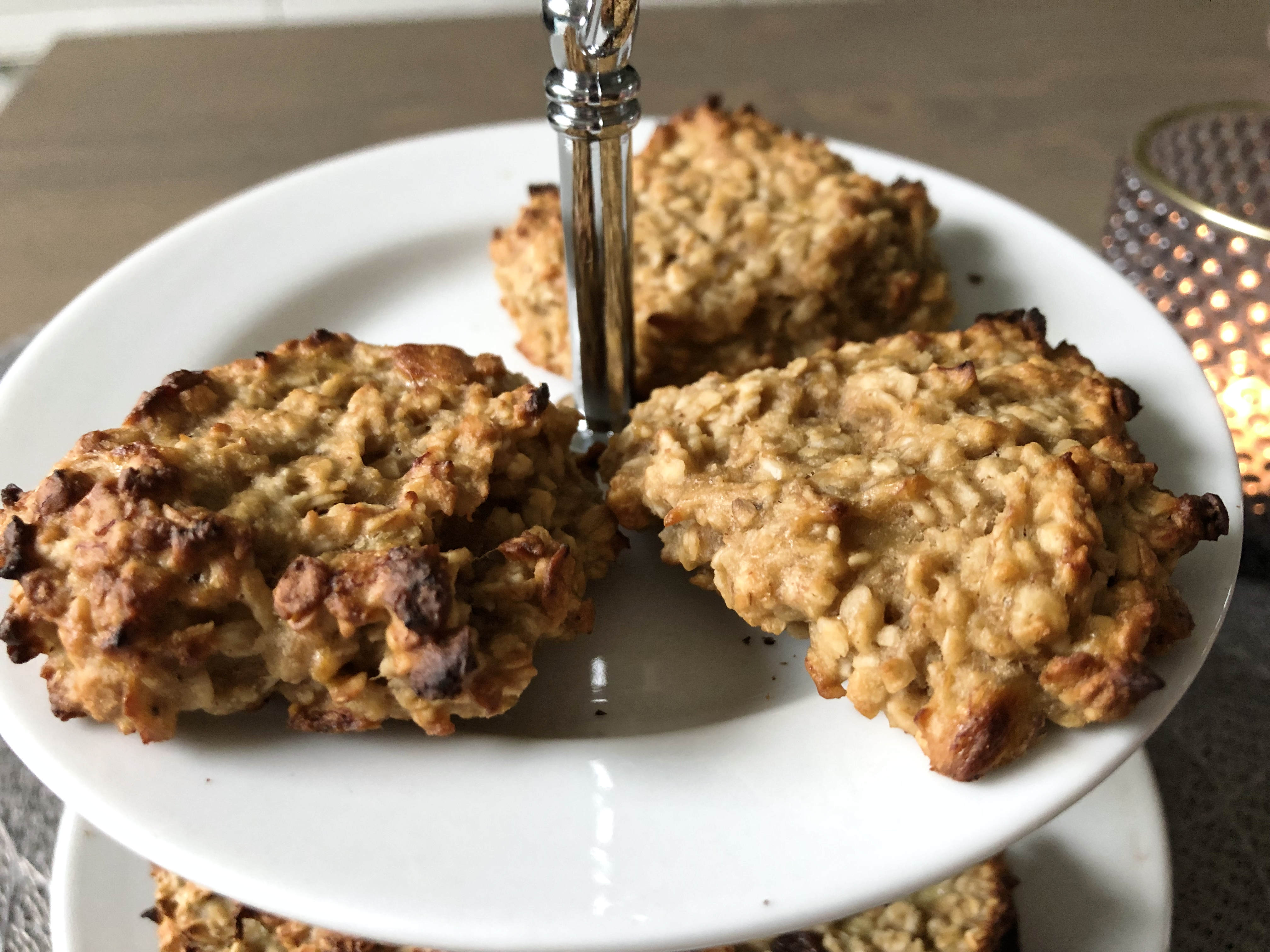 Erdnussbutter Haferflocken Kekse – die nussigen