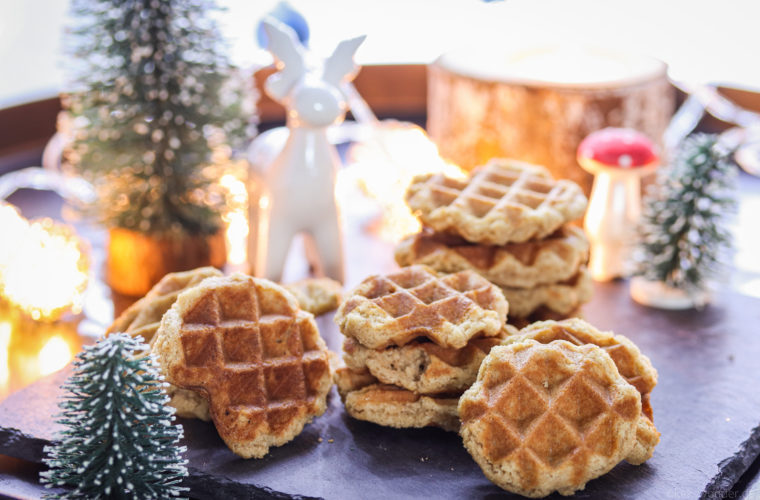 Waffelkekse mit Zimt- Backen ohne Backofen